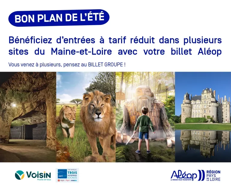 Aléop Maine-et-Loire - bon plan été