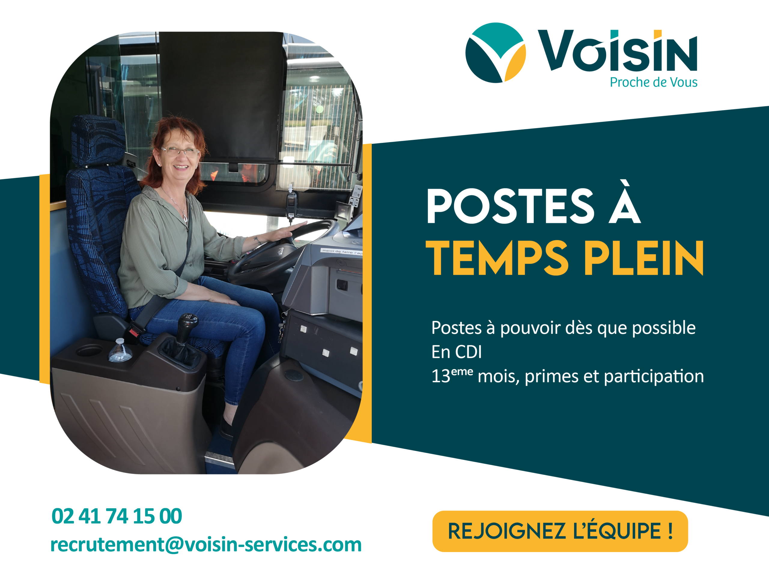 Postes de conducteur à pourvoir - Transports Voisin